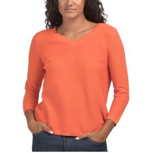 EDINBURGH KNITS Pima Cotton Lydia Links Sweater